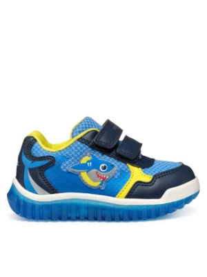 Geox Sneakersy B Lightyloo B555ZA 0BC14 CF44D Niebieski