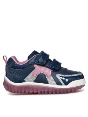 Geox Sneakersy B Lightyloo Girl B4661A 00254 C4251 Granatowy