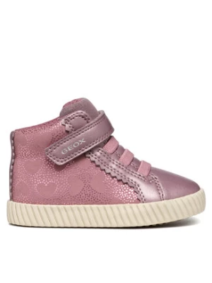 Geox Sneakersy B Mirroless Girl B4669A 0KINF C8006 M Różowy