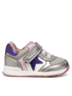 Geox Sneakersy B Rishon B560LA 0AJAS C1AG8 Srebrny