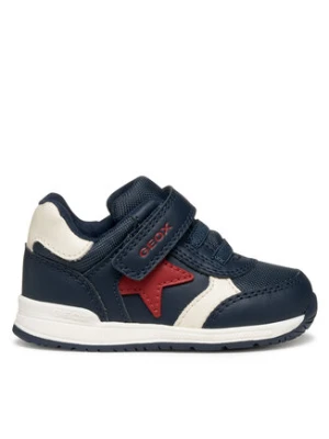Geox Sneakersy B Rishon B560RA 054FU C0735 Granatowy