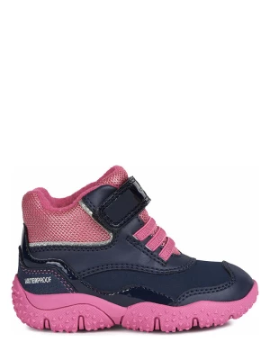 Geox Sneakersy "Baltic" w kolorze granatowo-różowym rozmiar: 20