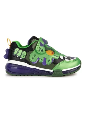 Geox Sneakersy "Bayonyc" w kolorze granatowo-zielonym rozmiar: 29