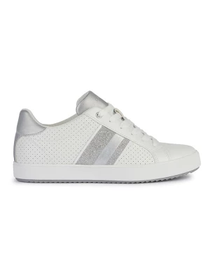 Geox Sneakersy "Blomiee" w kolorze biało-srebrnym rozmiar: 39