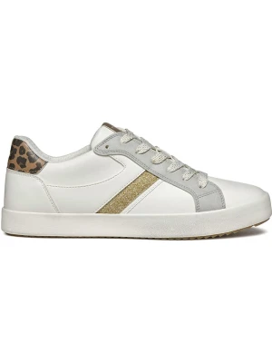 Geox Sneakersy "Blomiee" w kolorze złoto-srebrno-białym rozmiar: 38