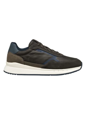 Geox Sneakersy "Branthon" w kolorze oliwkowo-czarno-granatowym rozmiar: 43