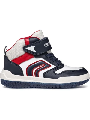 Geox Sneakersy "Buzzerlight" w kolorze biało-granatowo-czerwonym rozmiar: 29