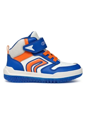 Geox Sneakersy "Buzzerlight" w kolorze niebiesko-pomarańczowym rozmiar: 38