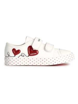 Geox Sneakersy "Ciak" w kolorze biało-czerwonym rozmiar: 32