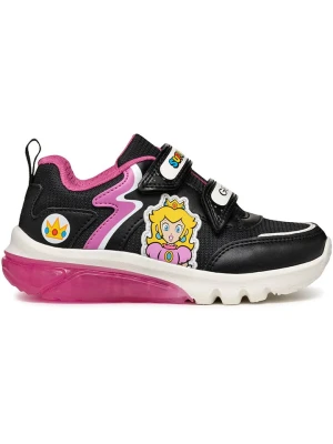 Geox Sneakersy "Ciberdron" w kolorze czarno-różowym rozmiar: 33