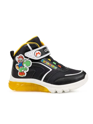 Geox Sneakersy "Ciberdron" w kolorze czarno-żółtym rozmiar: 36