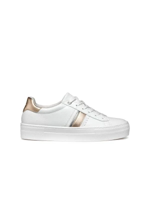 Geox Sneakersy "Claudin" w kolorze złoto-białym rozmiar: 39