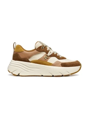 Geox sneakersy D DIAMANTA damskie kolor beżowy D36UFE 022BC C6507