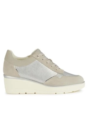Geox Sneakersy D Ilde D25RAA 0AJ22 C0898 Srebrny