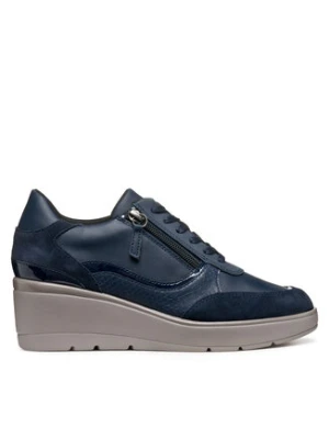 Geox Sneakersy D Ilde D46RAA 05422 C4002 Granatowy