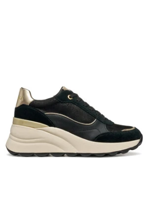 Geox Sneakersy D Spherica Ec13 D45WAA 0MA22 C9999 Czarny