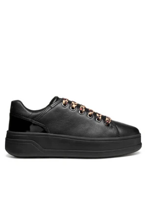 Geox Sneakersy D Spherica Ecub-2 D56WVD 05402 C9999 Czarny