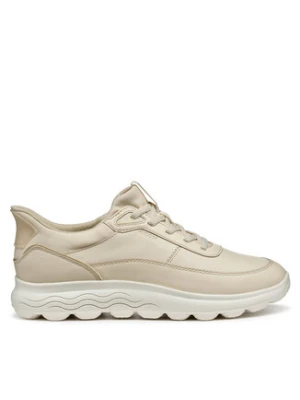 Geox Sneakersy D Spherica Plus D567MB 00085 C1122 Écru