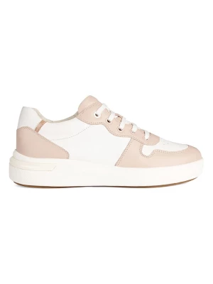 Geox Sneakersy "Dalyla" w kolorze biało-beżowym rozmiar: 40
