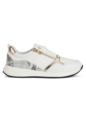 Geox Sneakersy "Dbulmya" w kolorze białym ze wzorem rozmiar: 37