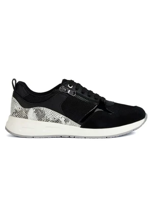 Geox Sneakersy "Dbulmya" w kolorze czarnym ze wzorem rozmiar: 40