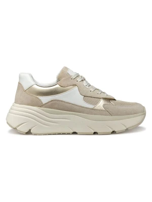 Geox Sneakersy "Diamanta" w kolorze beżowym rozmiar: 38