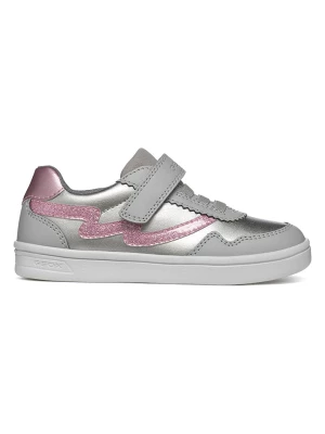 Geox Sneakersy "DJRock" w kolorze srebrnym rozmiar: 31