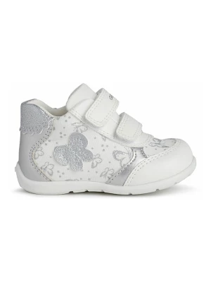 Geox Sneakersy "Elthan" w kolorze biało-srebrnym rozmiar: 24
