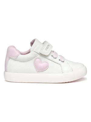 Geox Sneakersy "Gisli" w kolorze biało-jasnoróżowym rozmiar: 27