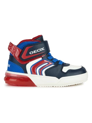 Geox Sneakersy "Grayjay" w kolorze czarno-czerwonym rozmiar: 30