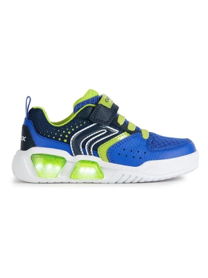Geox Sneakersy "Illuminus" w kolorze niebiesko-zielonym rozmiar: 30