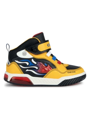 Geox Sneakersy "Inek" w kolorze czarno-żółtym rozmiar: 27