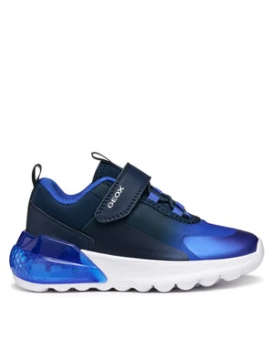 Geox Sneakersy J Activart Illuminus J56LYA 02A9J C4226 S Granatowy