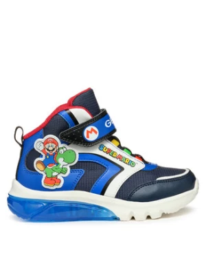 Geox Sneakersy J Ciberdron Boy J46LBJ 054FU C4226 S Granatowy