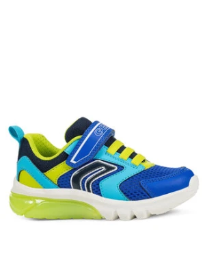 Geox Sneakersy J Ciberdron J45LBC 1454 C4344 M Niebieski