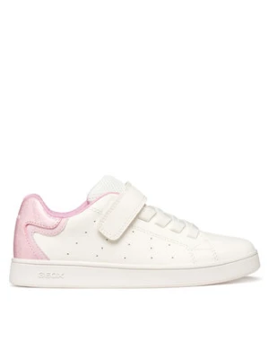 Geox Sneakersy J Eclyper Girl J36LRA 054BJ C0406 D Biały