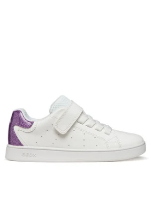 Geox Sneakersy J Eclyper Girl J36LRA 0BCKC C0761 D Biały