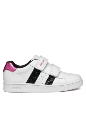 Geox Sneakersy J Eclyper Girl J45LRA 000BC C0404 M Biały