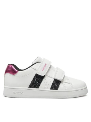 Geox Sneakersy J Eclyper Girl J45LRA 000BC C0404 S Biały