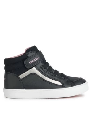 Geox Sneakersy J Gisli Girl J364NC 05410 C9999 M Czarny