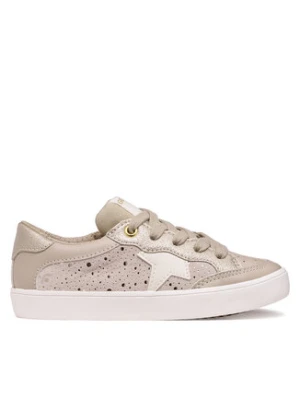 Geox Sneakersy J Gisli Girl J654NC 0BC07 C5000 S Beżowy