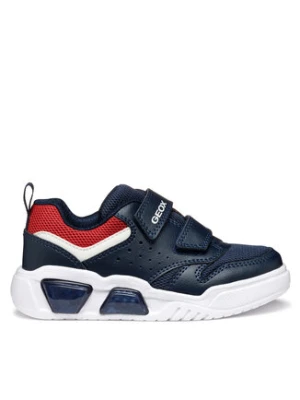 Geox Sneakersy J Illuminus J55GVA 014BU C0735 S Granatowy