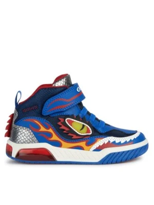 Geox Sneakersy J Inek Boy J369CD 0FEFU C0833 DD Granatowy