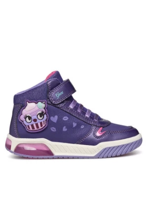 Geox Sneakersy J Inek Girl J36ASC 0CENF C8371 S Fioletowy