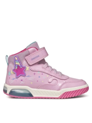 Geox Sneakersy J Inek Girl J46ASB 0BCKC C8206 M Różowy