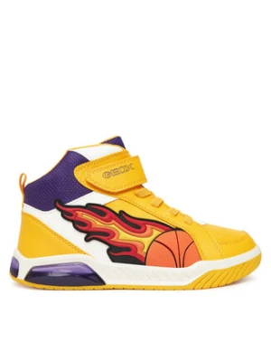 Geox Sneakersy J Inek J569CC 05411 C2295 DD Żółty