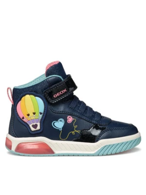 Geox Sneakersy J Inek J56ASA 0BCKC C4358 D Granatowy