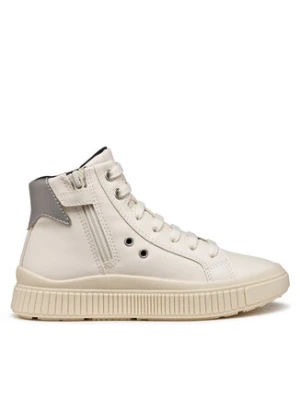 Geox Sneakersy J Laquinny J56M3A 000BC C1M1W D Écru