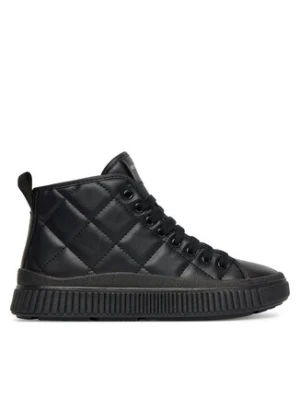 Geox Sneakersy J Laquinny J56M3F 000BC C9999 D Czarny