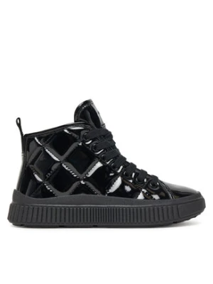 Geox Sneakersy J Laquinny J56M3F 000HH C9999 S Czarny